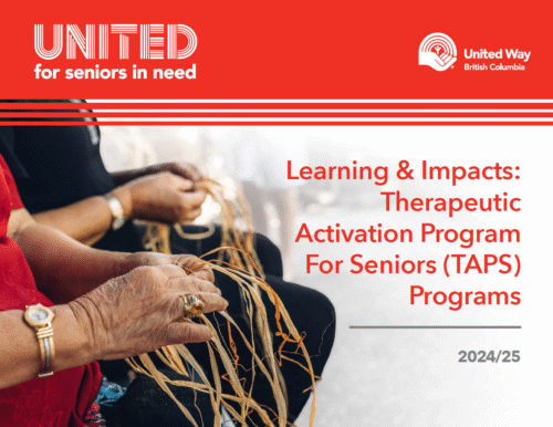 Cover of 2024/25 Learning & Impacts: Therapeutic Activation Program For Seniors (TAPS) Programs