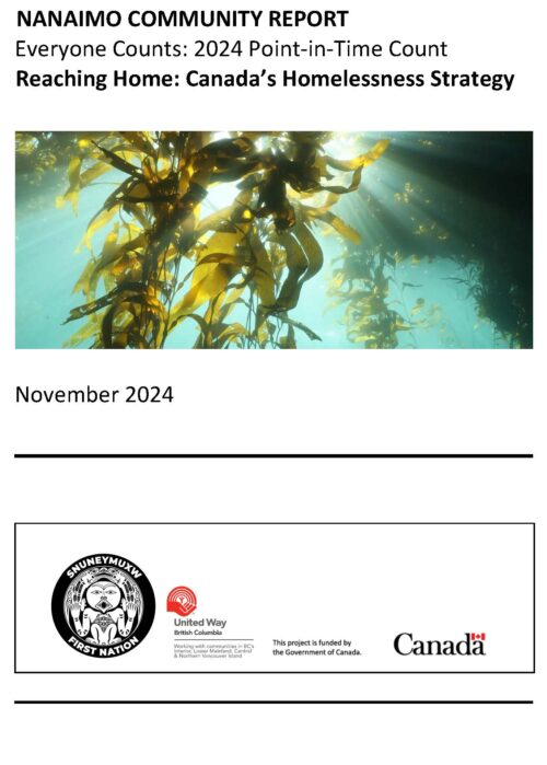 Cover of 2024 Nanaimo Point in Time Count