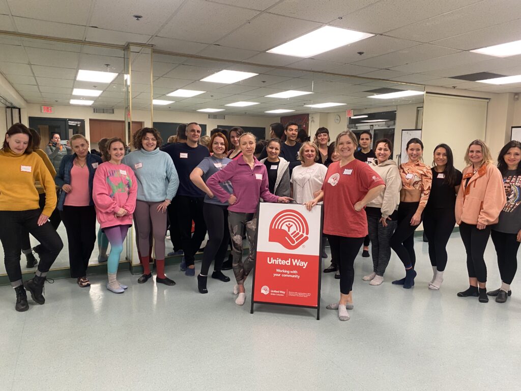 United Way BC's United for Ukraine Local Love Fund supported traditional Ukraine dance classes.