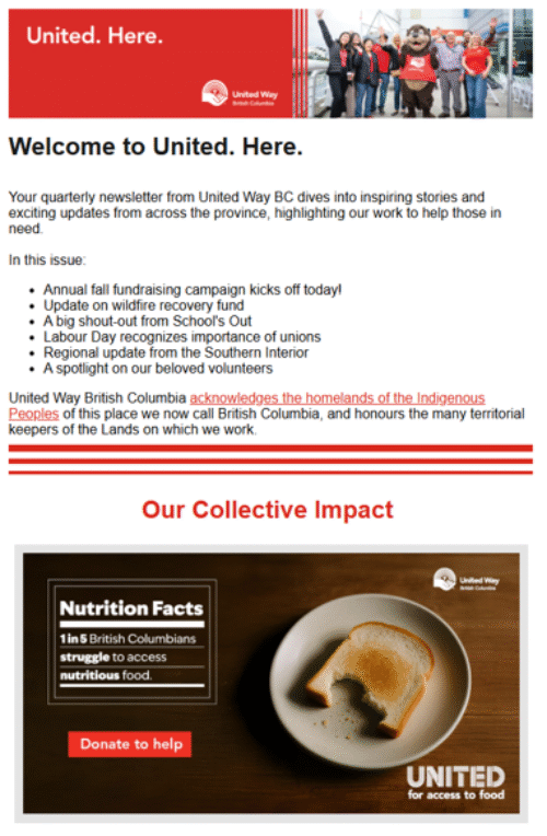 Cover of United. Here. September 2025